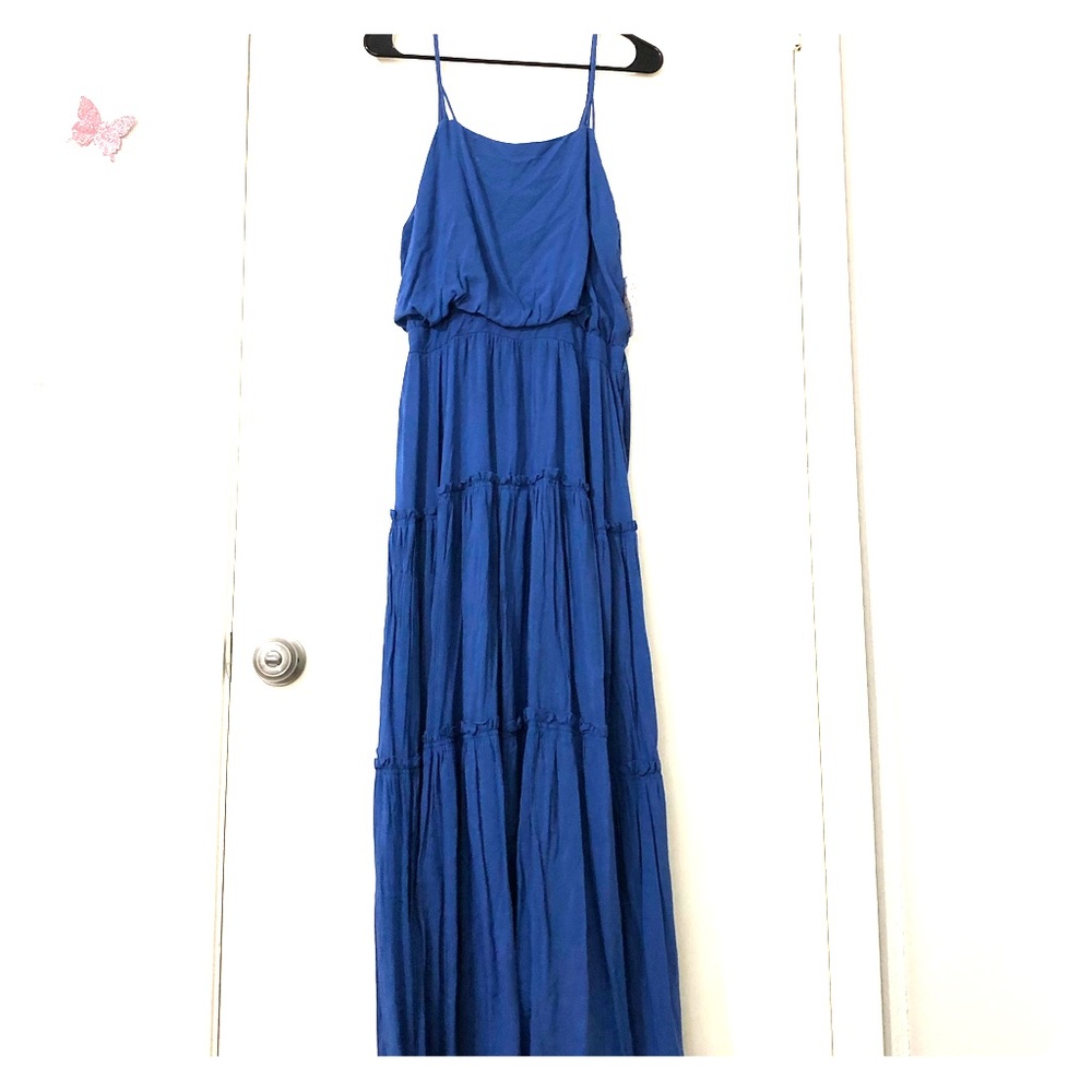 Free People Blue Maxi Dress